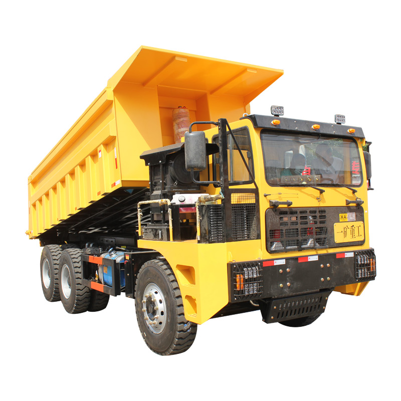 力牛礦安標(biāo)志UQ-35噸礦山井下專用運(yùn)輸車 礦用巷道渣土車濕式制動