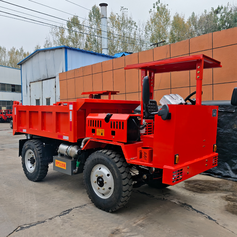 力牛礦安標(biāo)志UQ-8噸半封閉駕駛室礦山井下專(zhuān)用運(yùn)輸車(chē) 礦用巷道渣土車(chē)濕式制動(dòng)